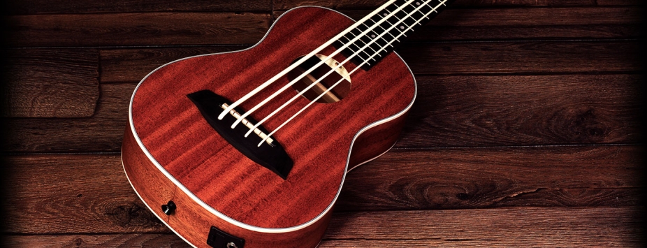 BMUK1 Mahogany Bass Ukulele - Electro